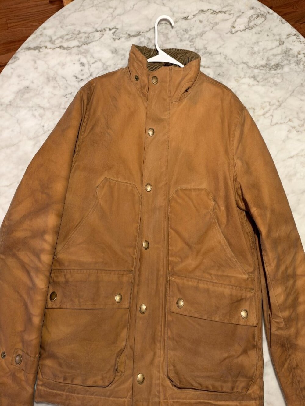 Tom Beckbe Fowler Waxed Canvas Jacket – Wheat – Men's Small